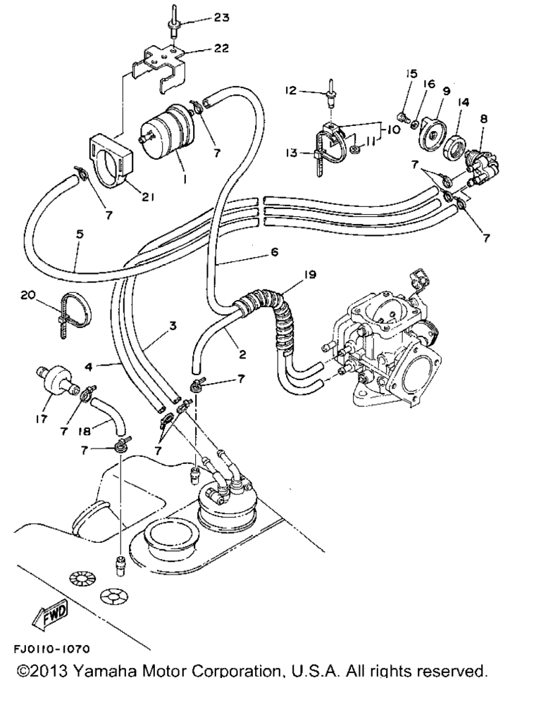 Схема узла Топливо