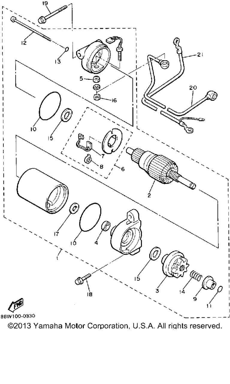 Схема узла Стартер
