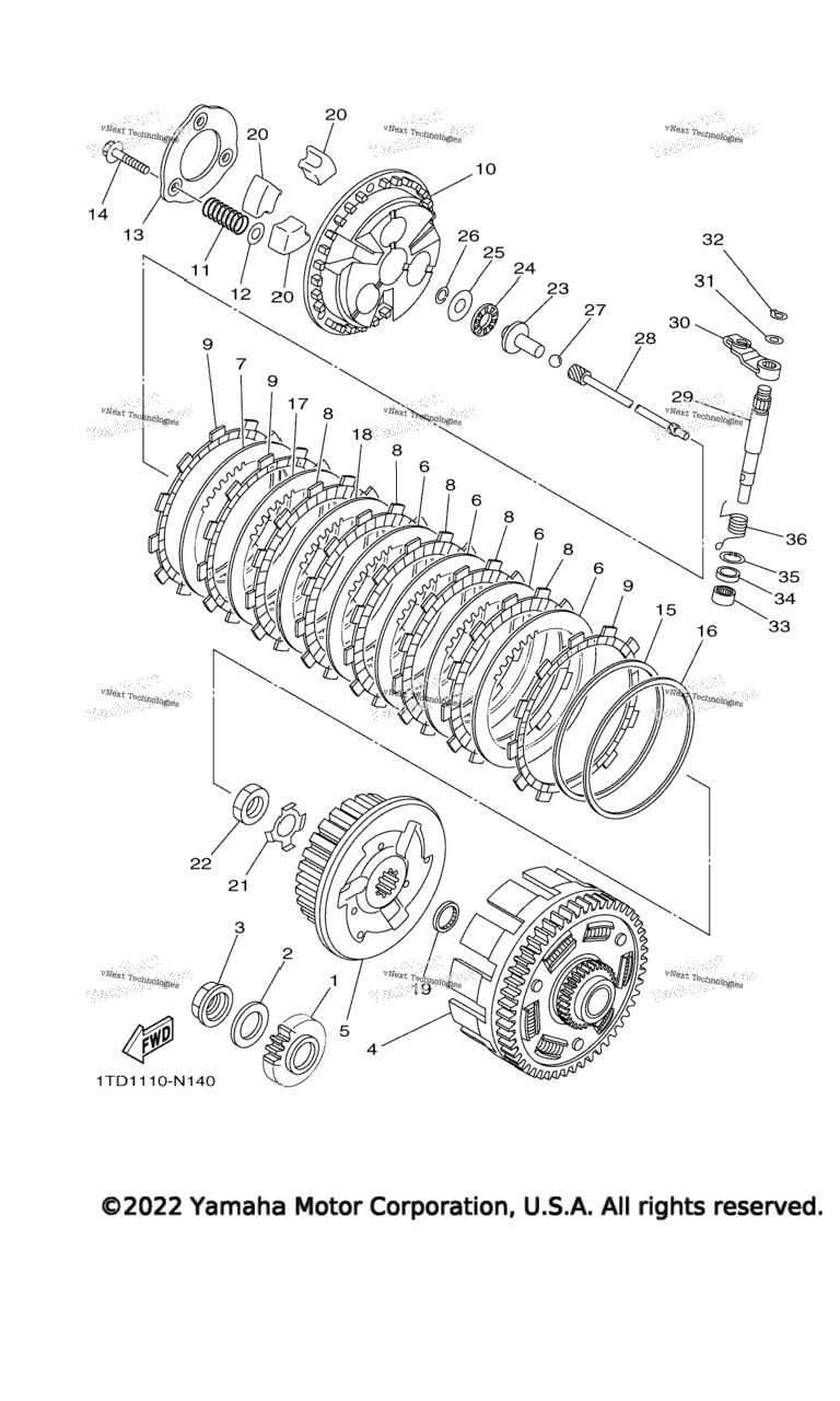 Схема узла Сцепление