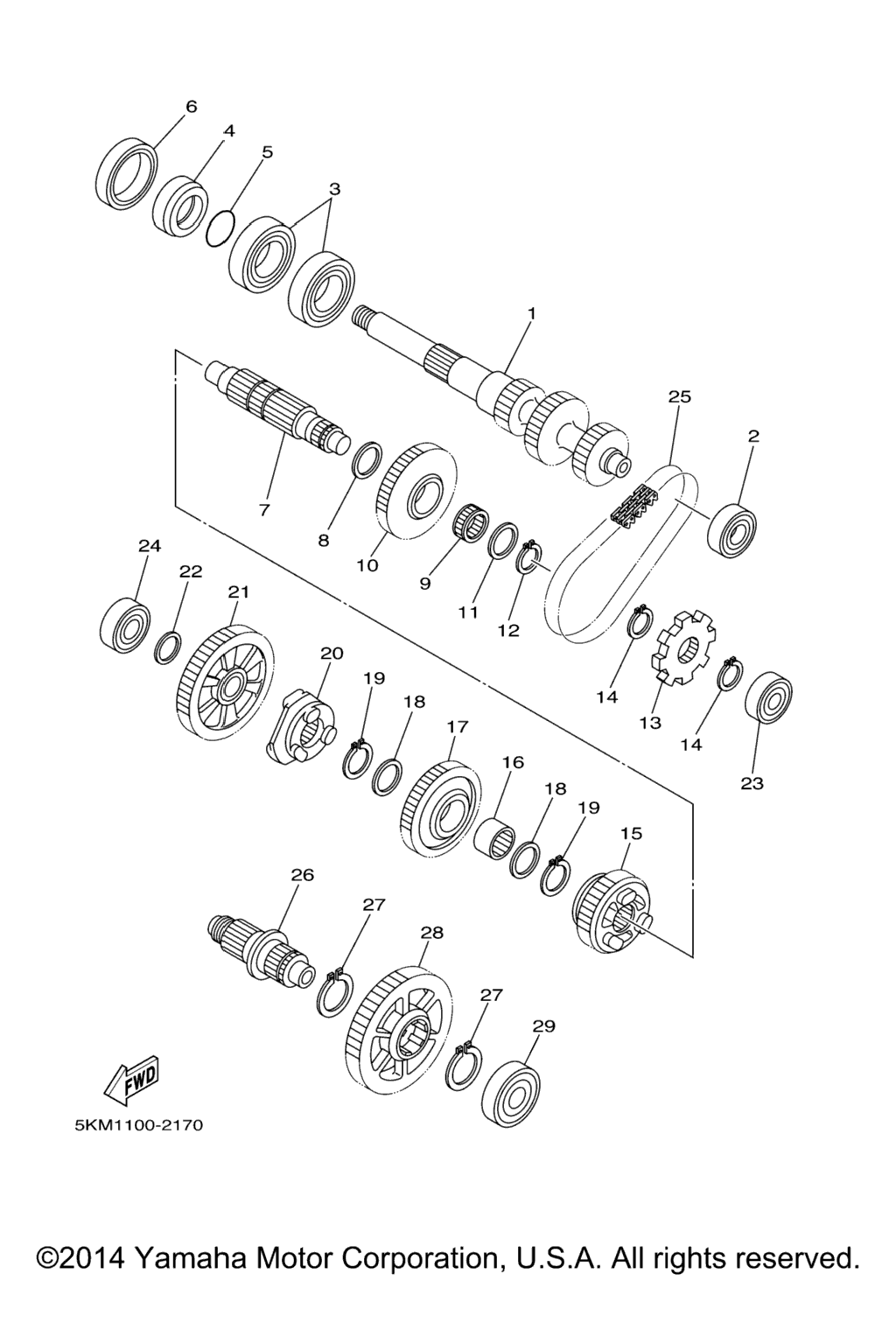 Схема узла Трансмиссии
