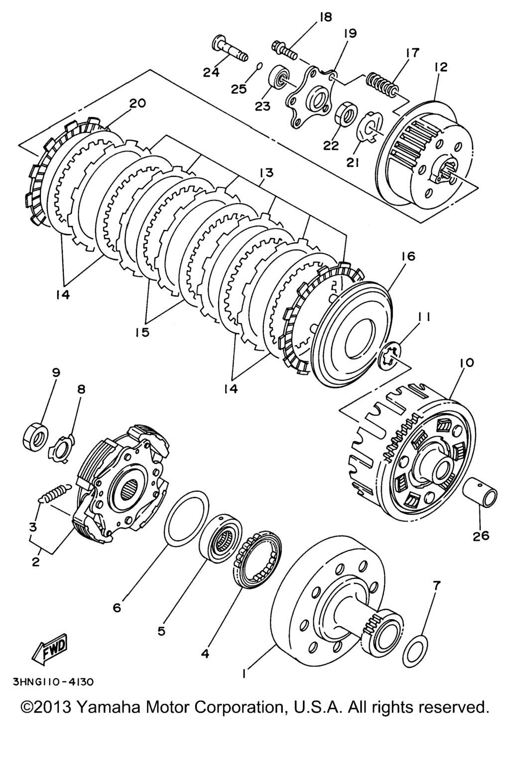 Схема узла Сцепление