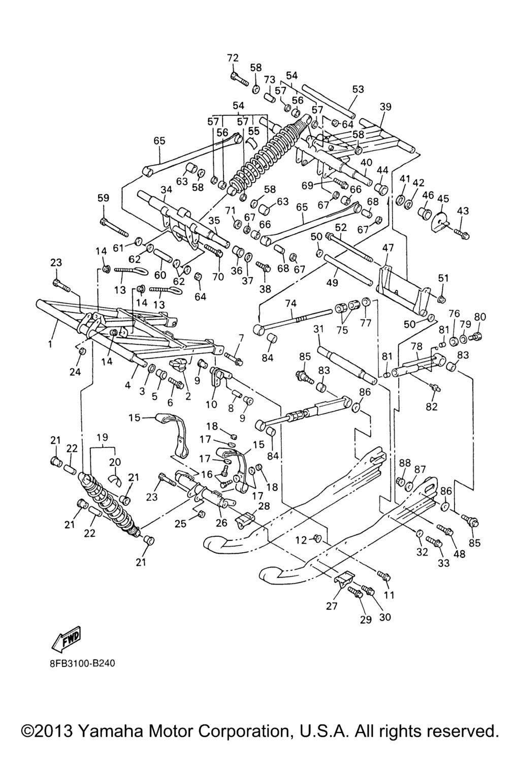 Схема узла Подвеска Гусеницы 2