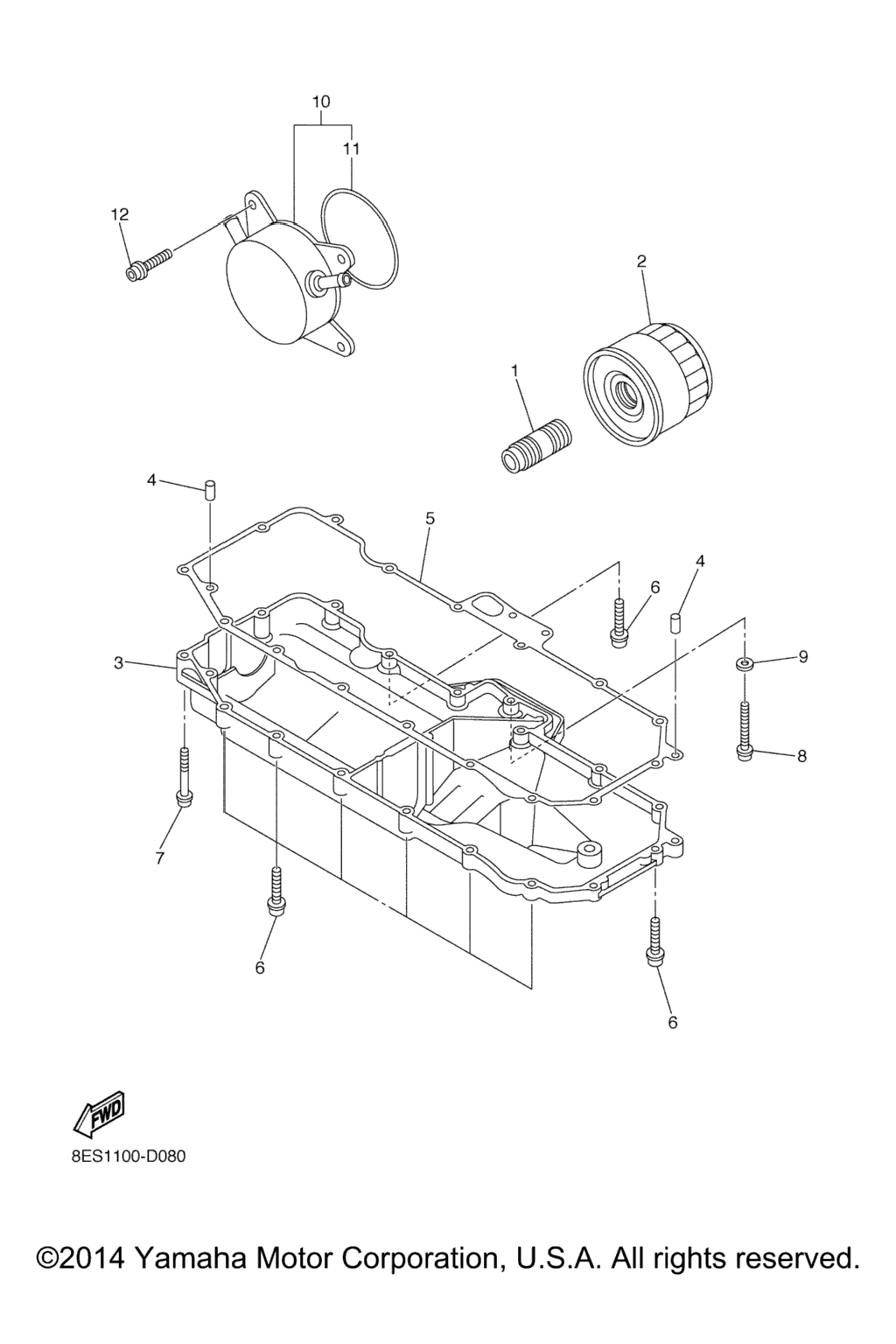 Схема узла Масляный Фильтр