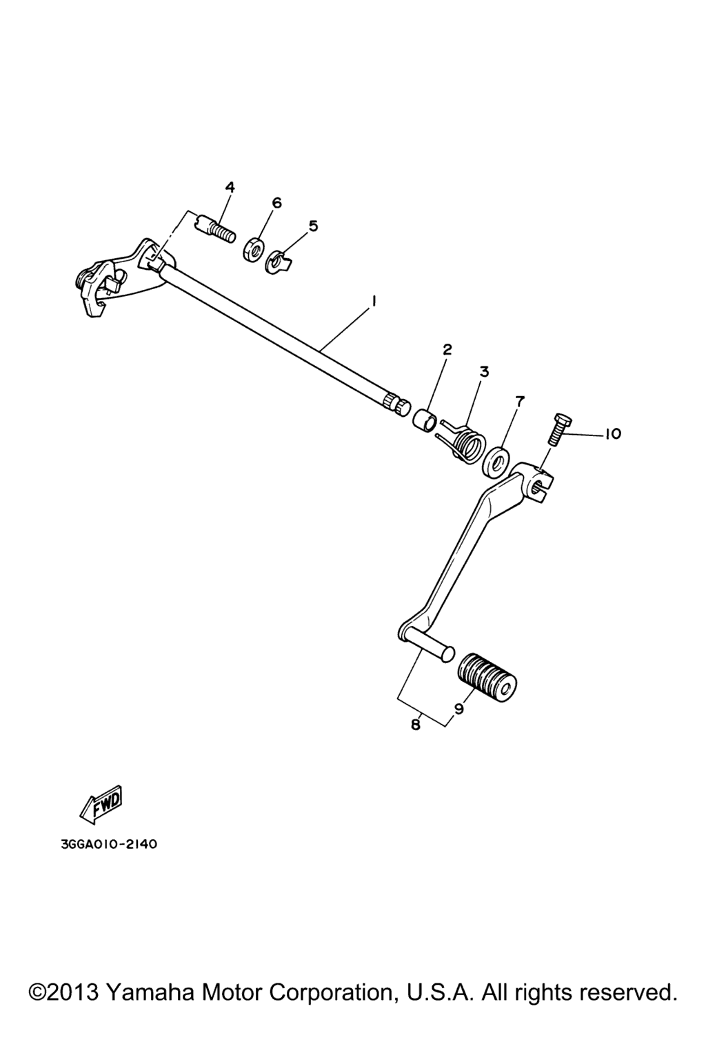 Схема узла Вал Переключения