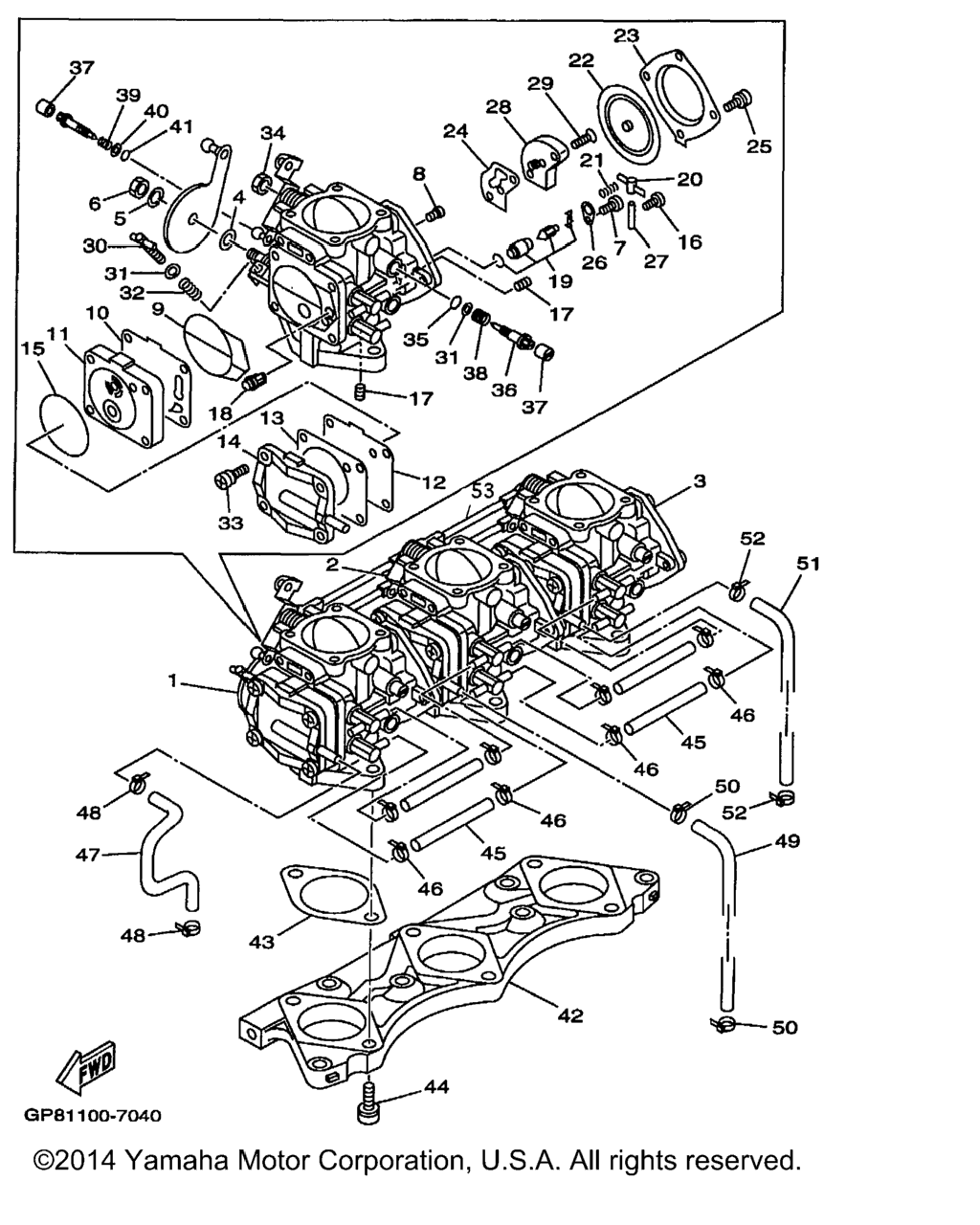 Схема узла Карбюраторы