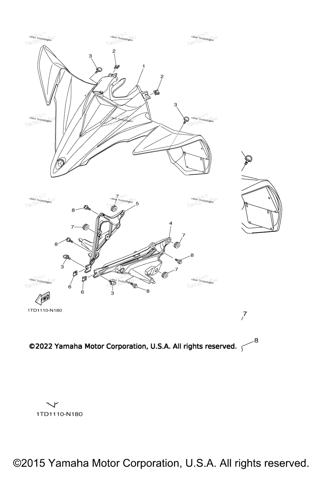 Схема узла Передний Крыло