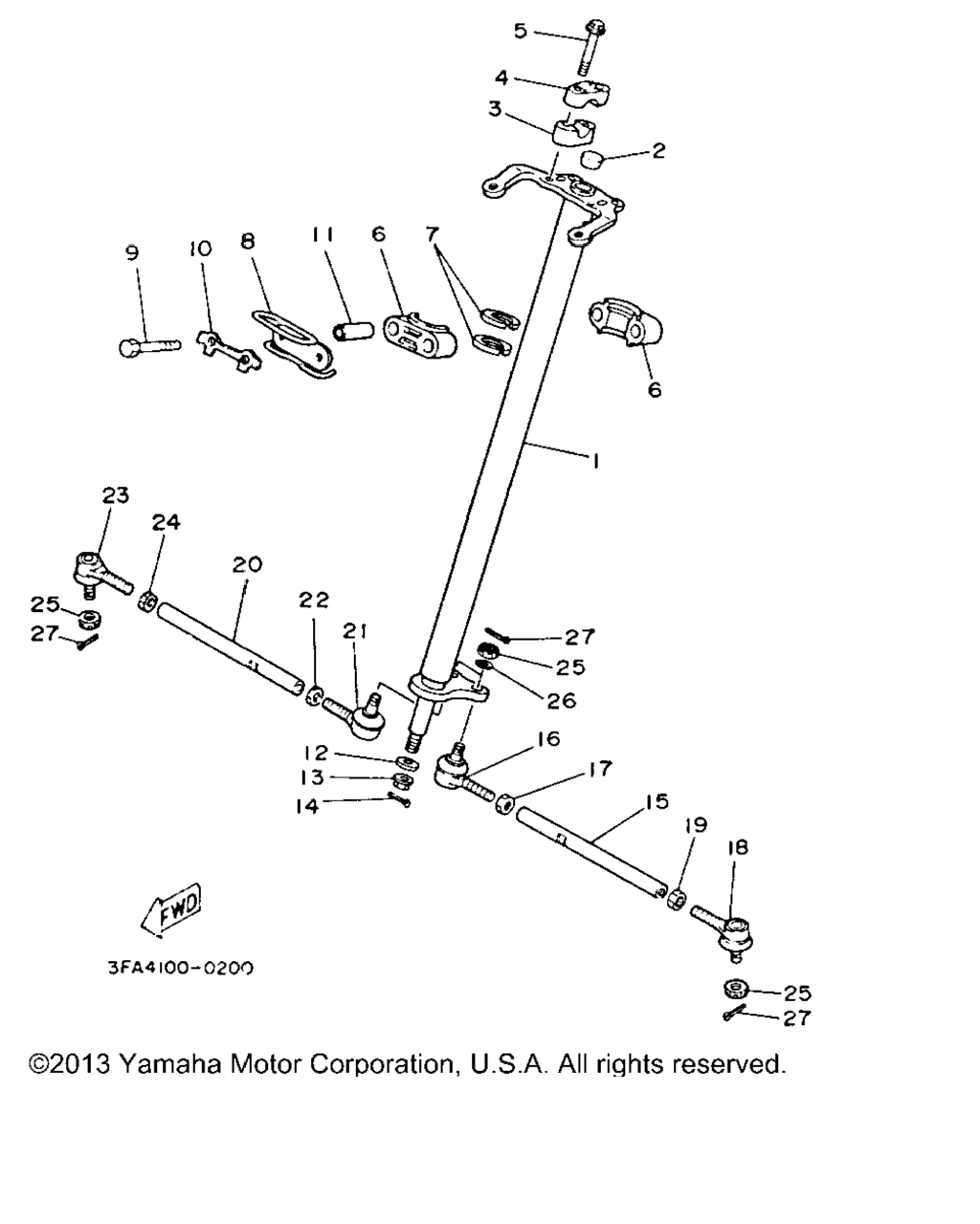 Схема узла Рулевая Система
