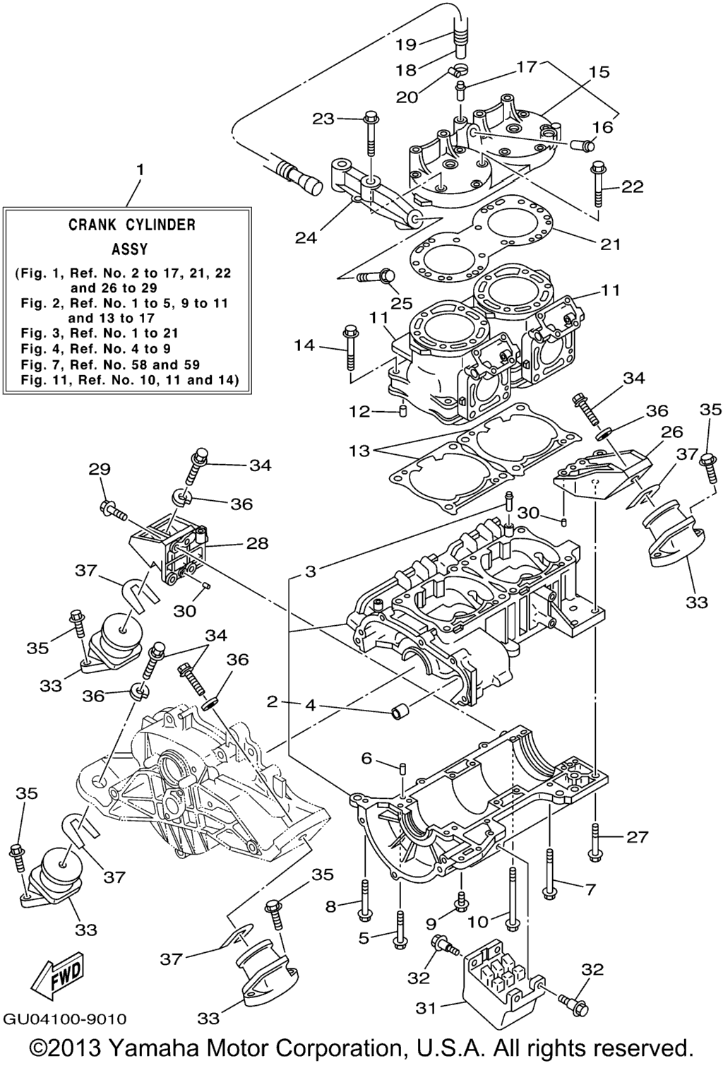 Схема узла Цилиндровый Поддон 1