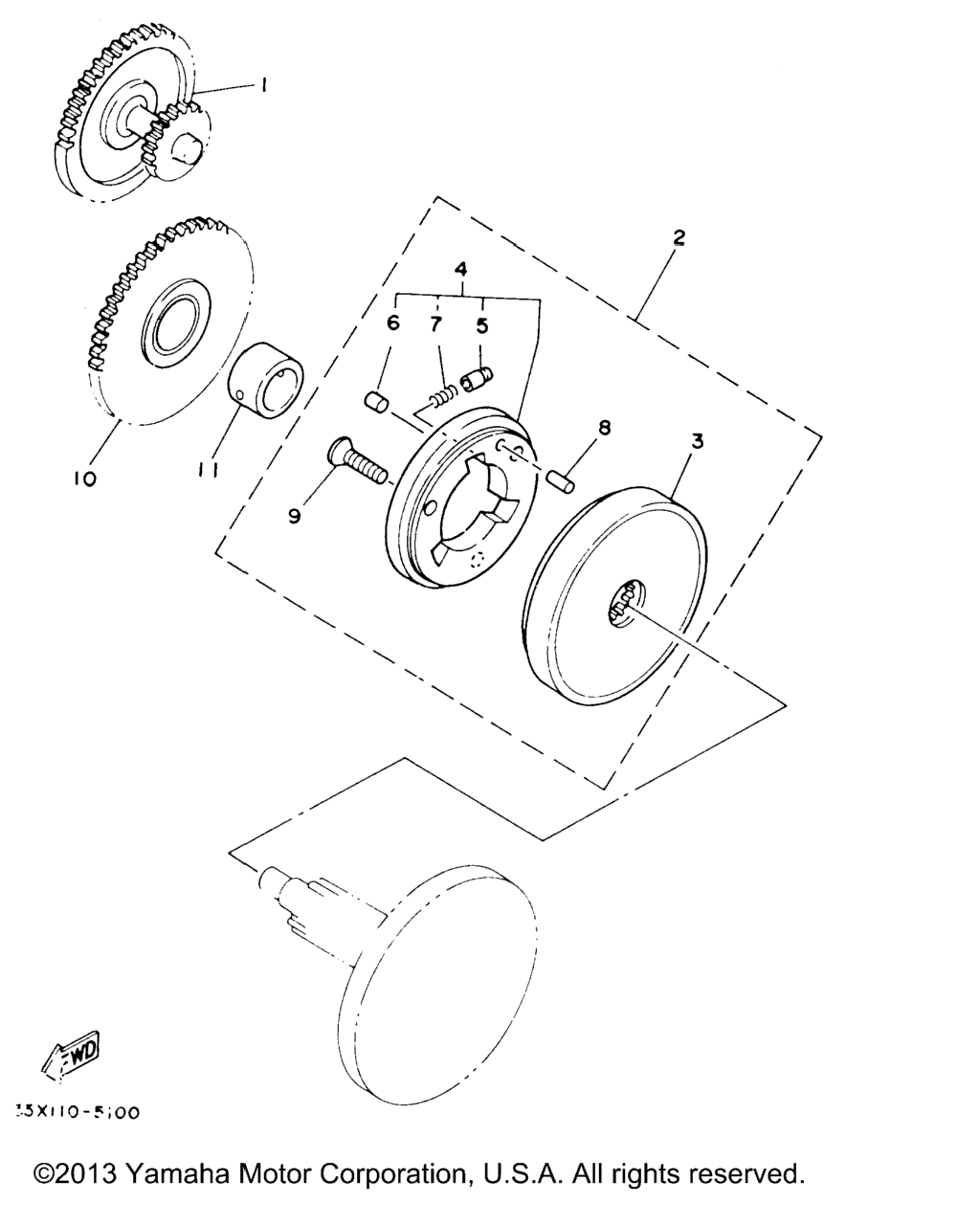 Схема узла Стартеры