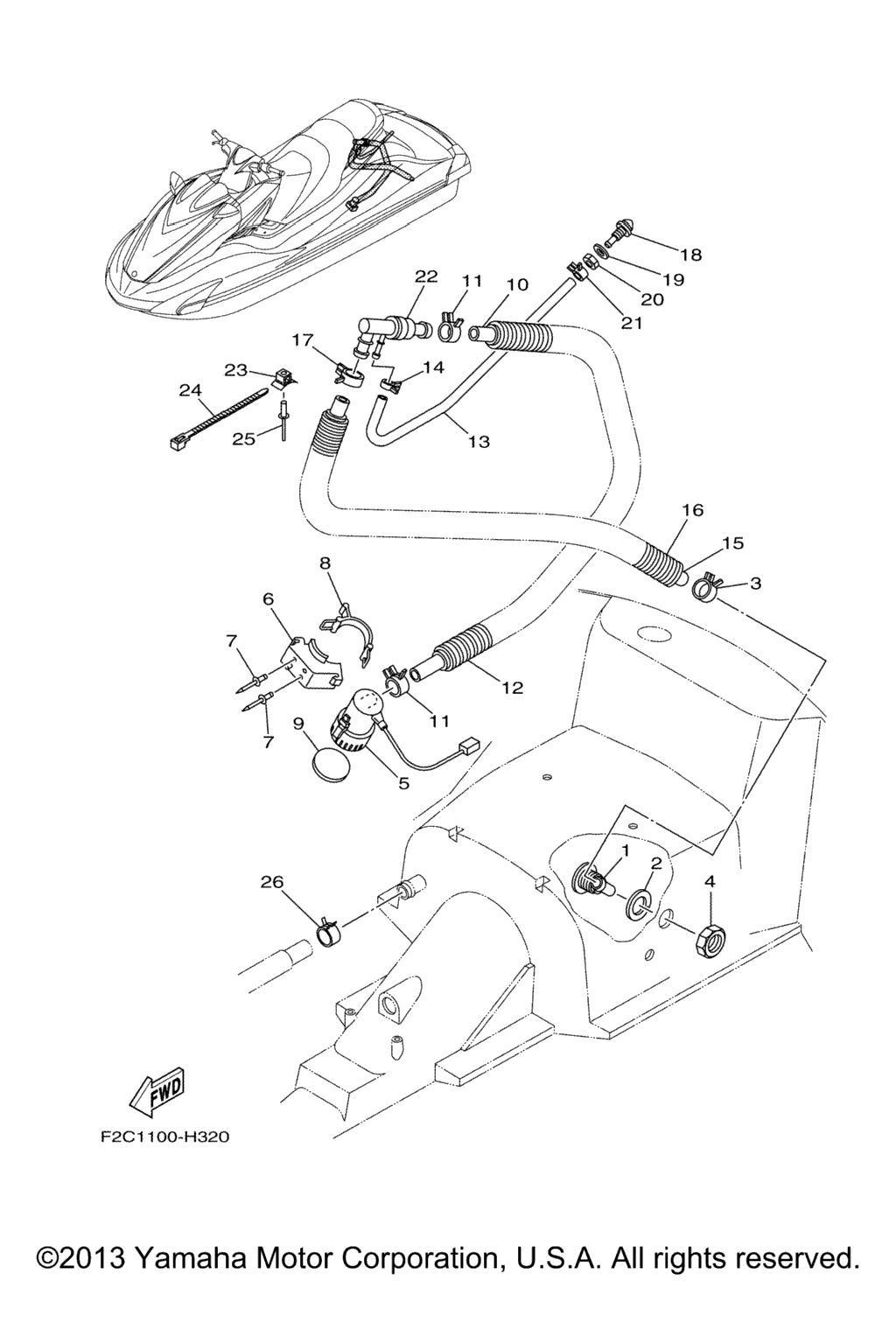 Схема узла Насос Для Откачки Воды