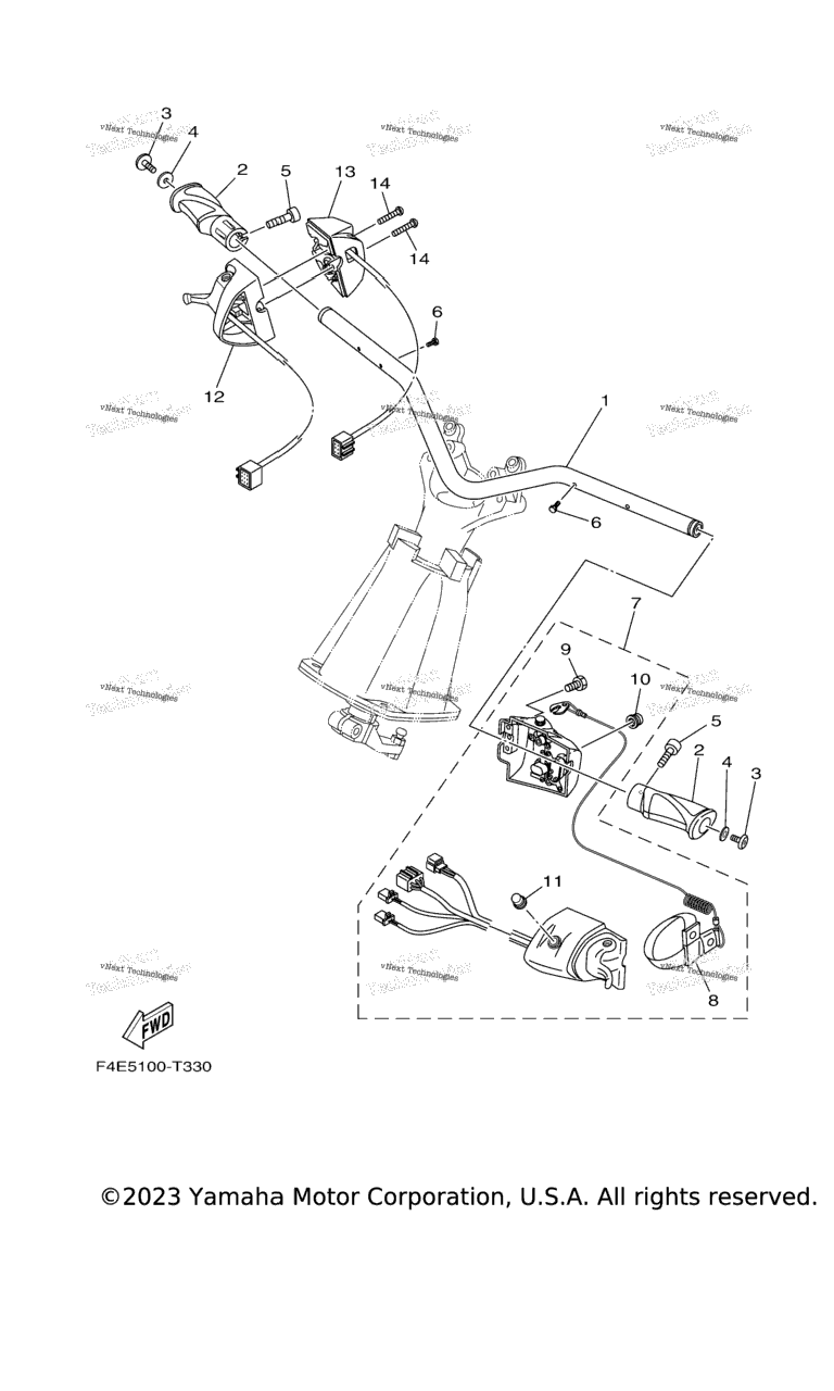 Схема узла Рулевое Управление 1