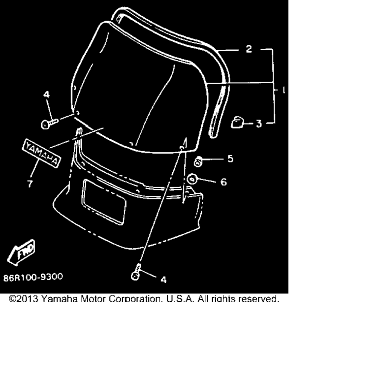 Схема узла Стекло Ветровое