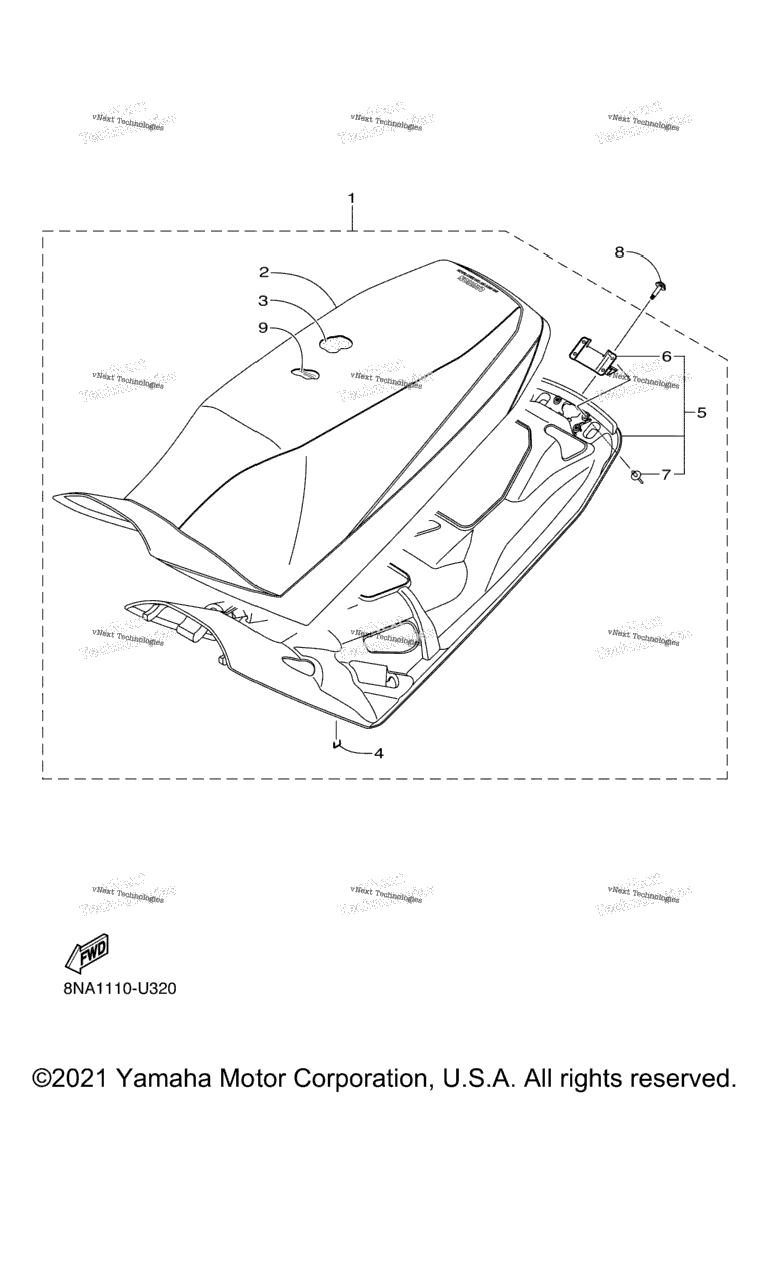 Схема узла Сиденья