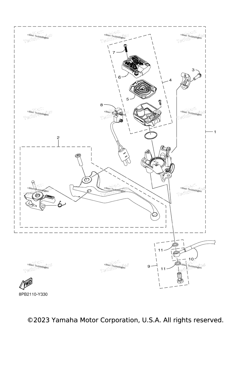 Схема узла Тормоза