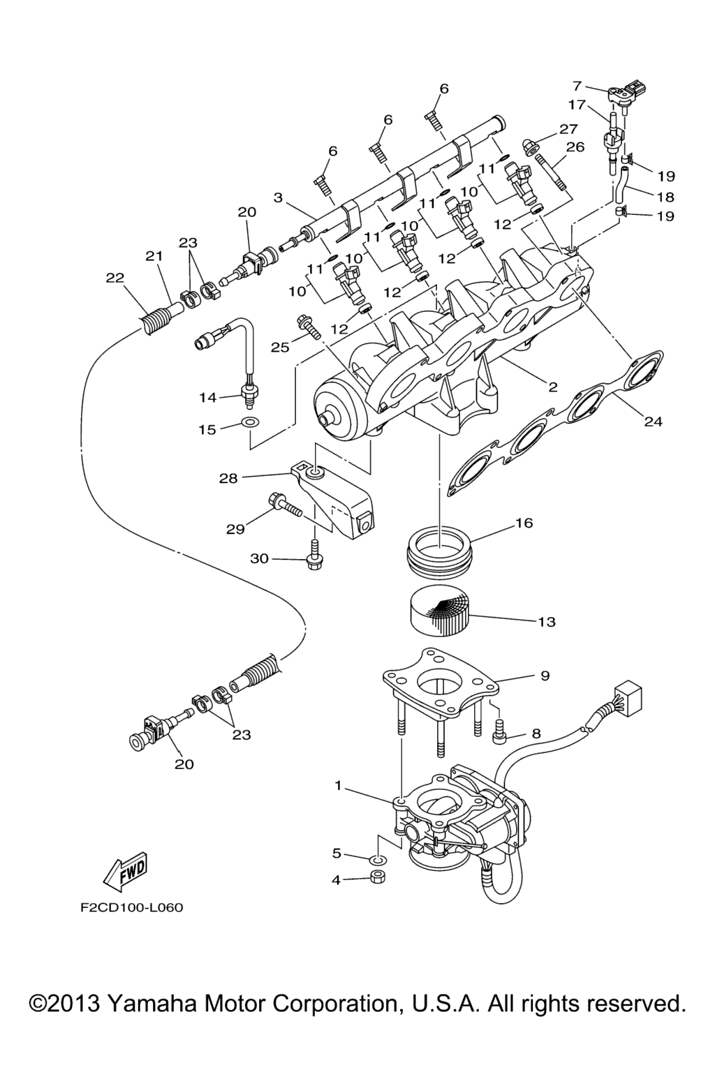 Схема узла Впуск 1