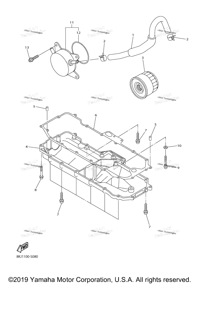 Схема узла Масляный Фильтр