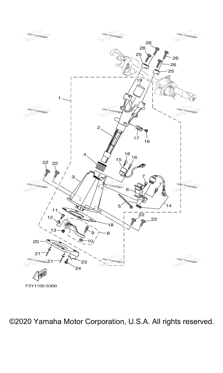 Схема узла Рулевое Управление 2