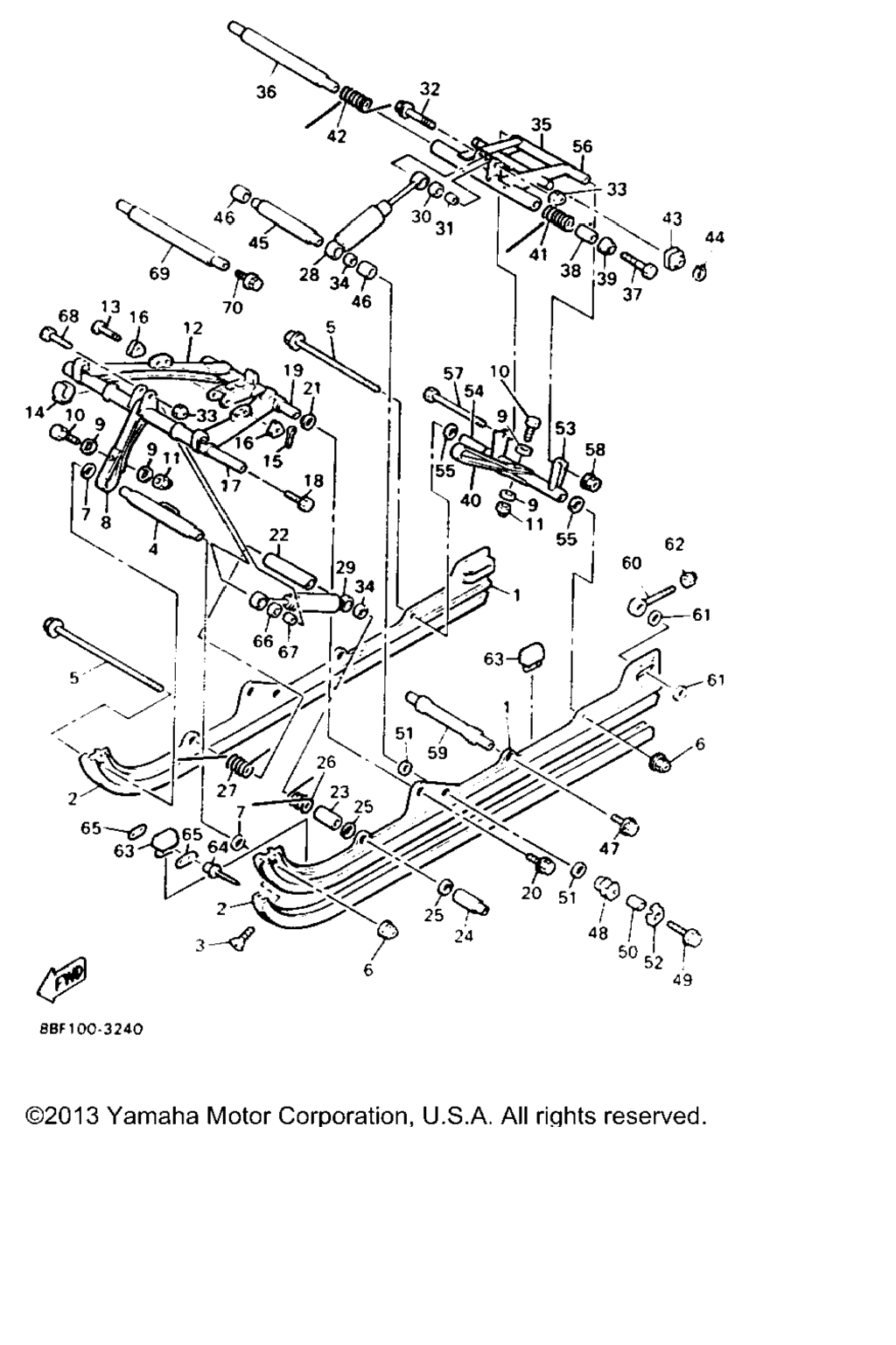 Схема узла Подвеска Гусеницы 2