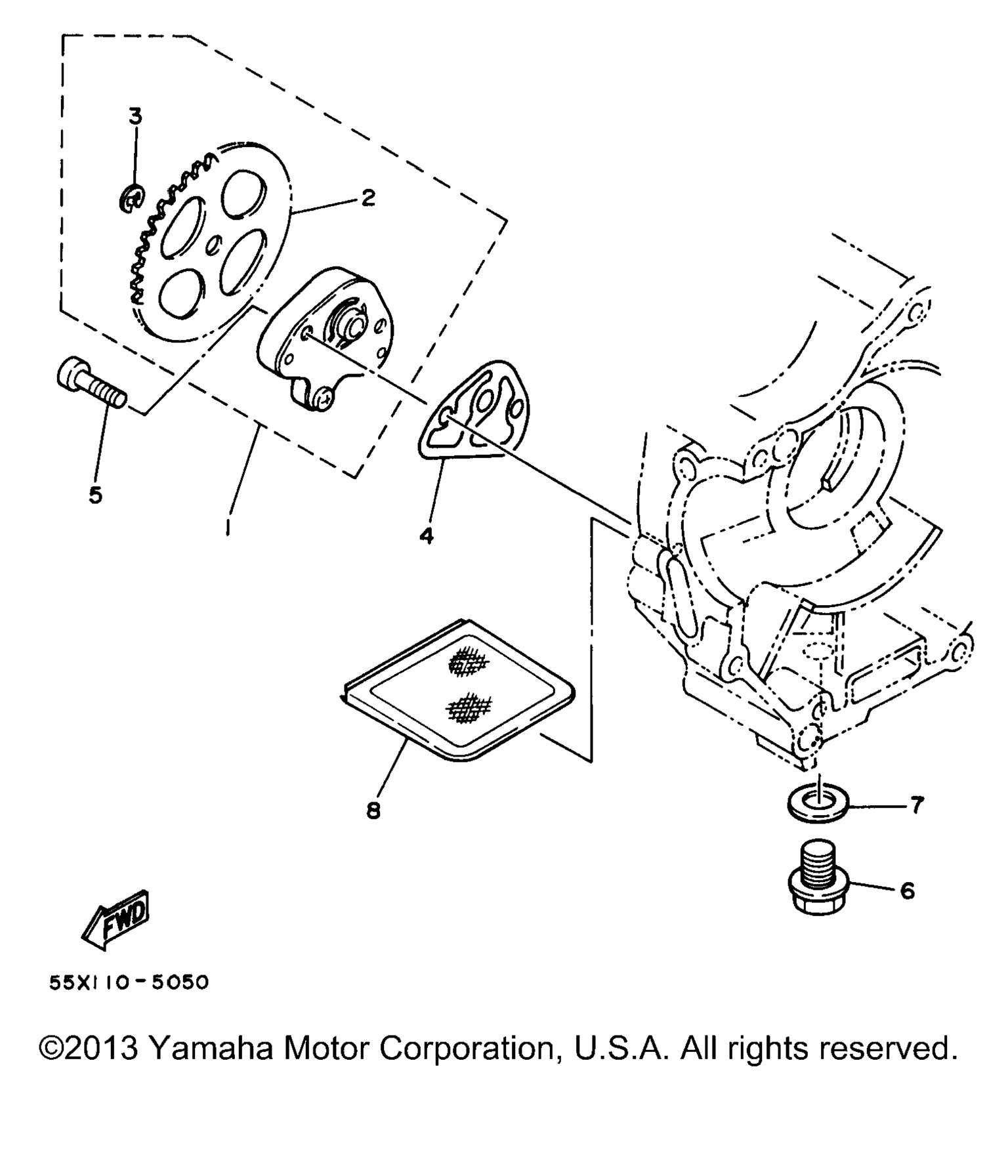 Схема узла Масляные Насосы
