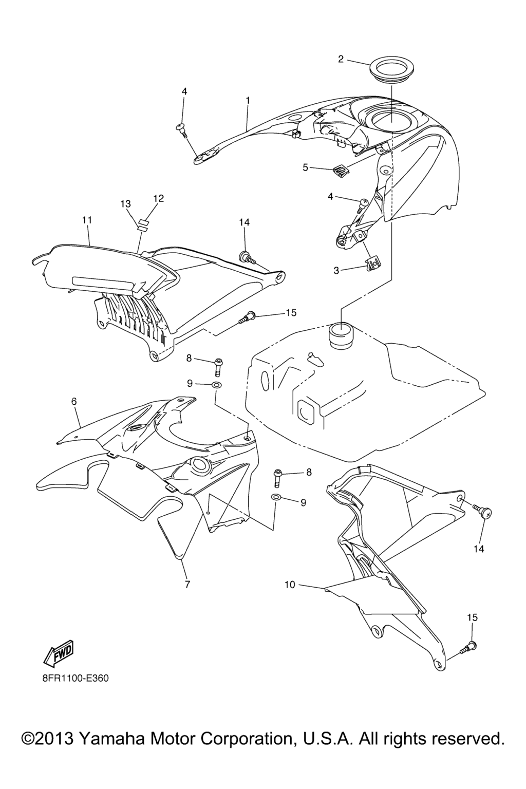 Схема узла Приборная Панель