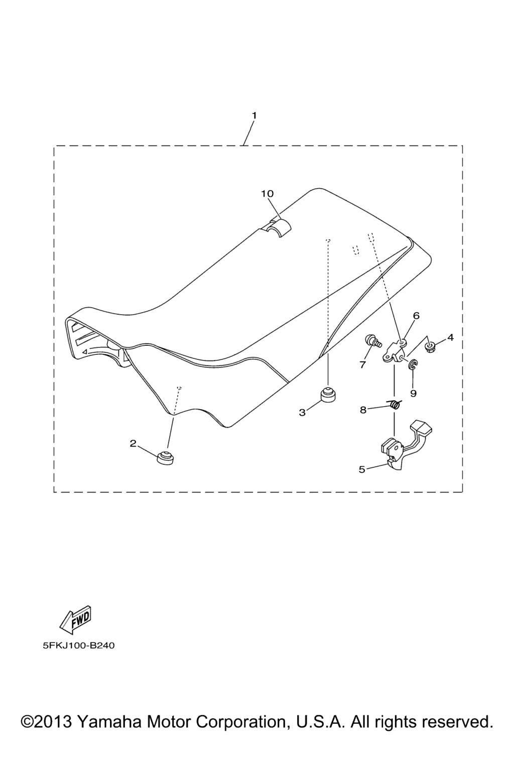 Схема узла Сиденья