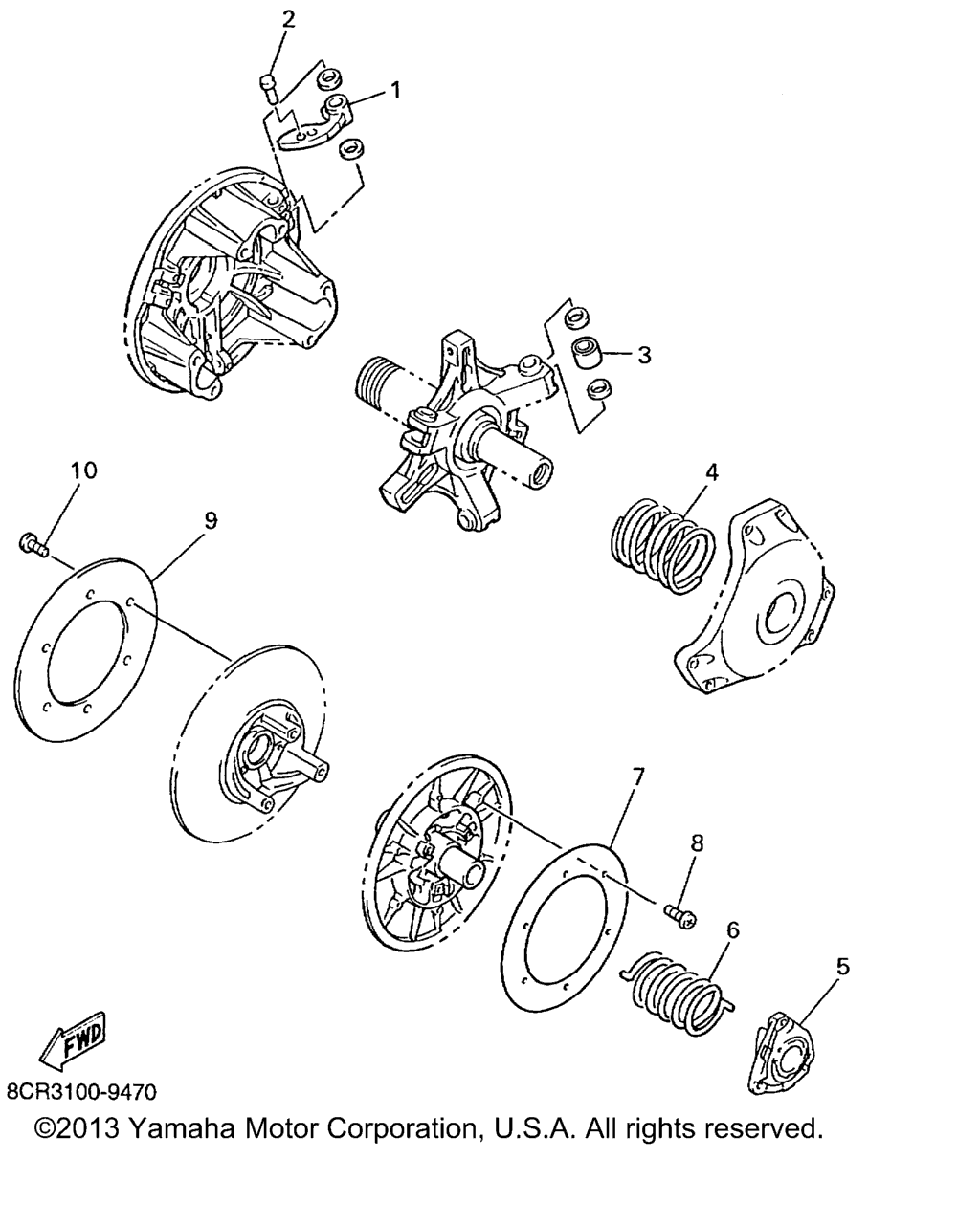 Схема узла Резервная Установка Привода 1