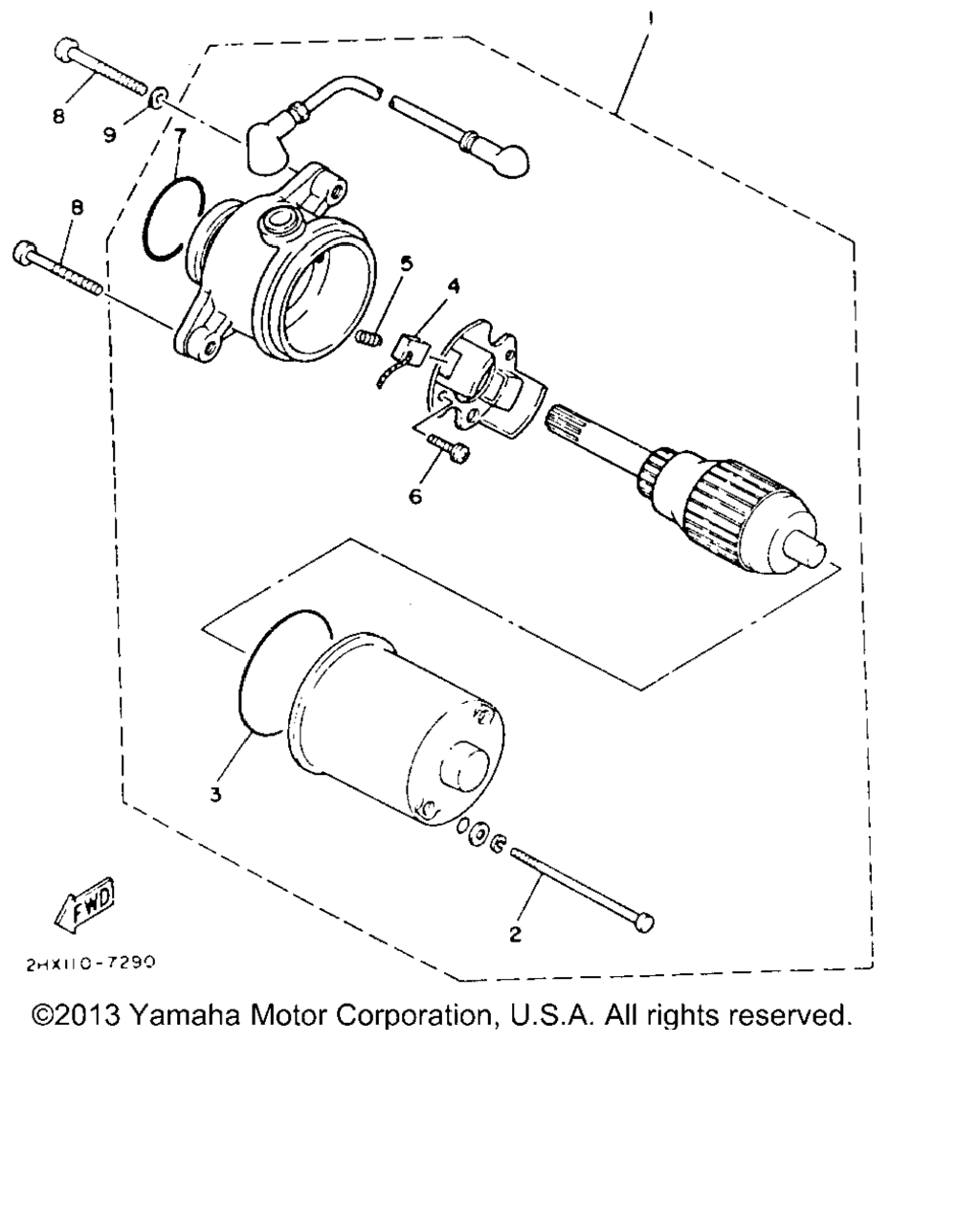 Схема узла Стартер