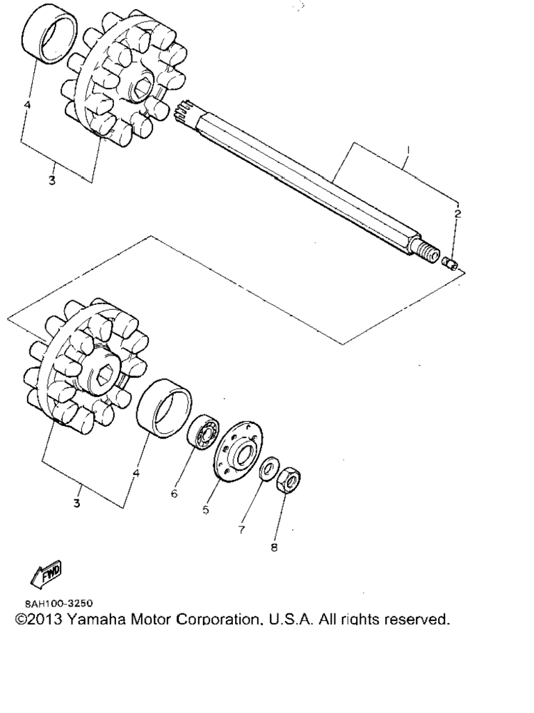Схема узла Привод Гусеницы 1