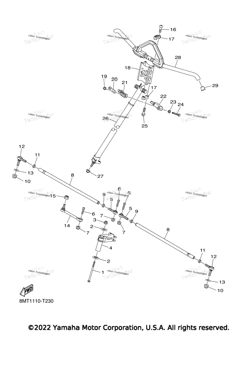 Схема узла Рулевая Система