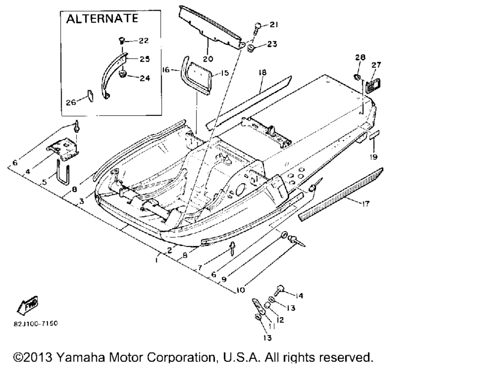Схема узла Рама