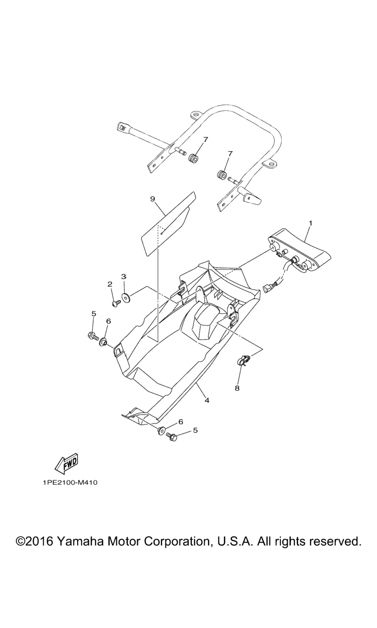 Схема узла Задние Фонари