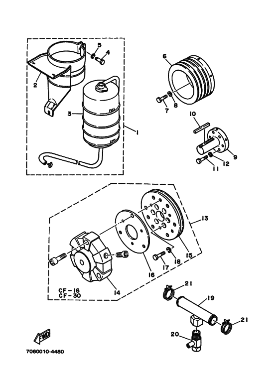 Схема узла Дополнительно (Ap) Для Yamaha Md20