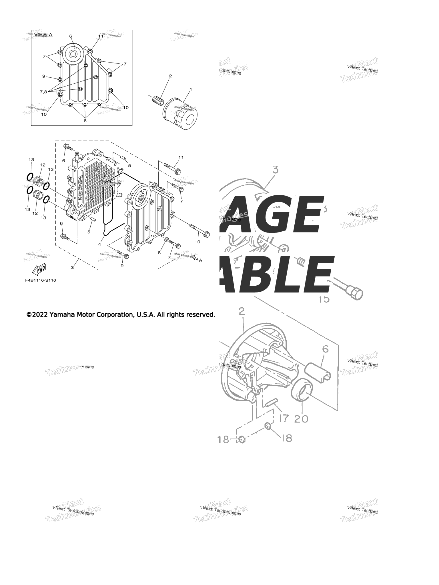 Схема узла Масляный Радиатор