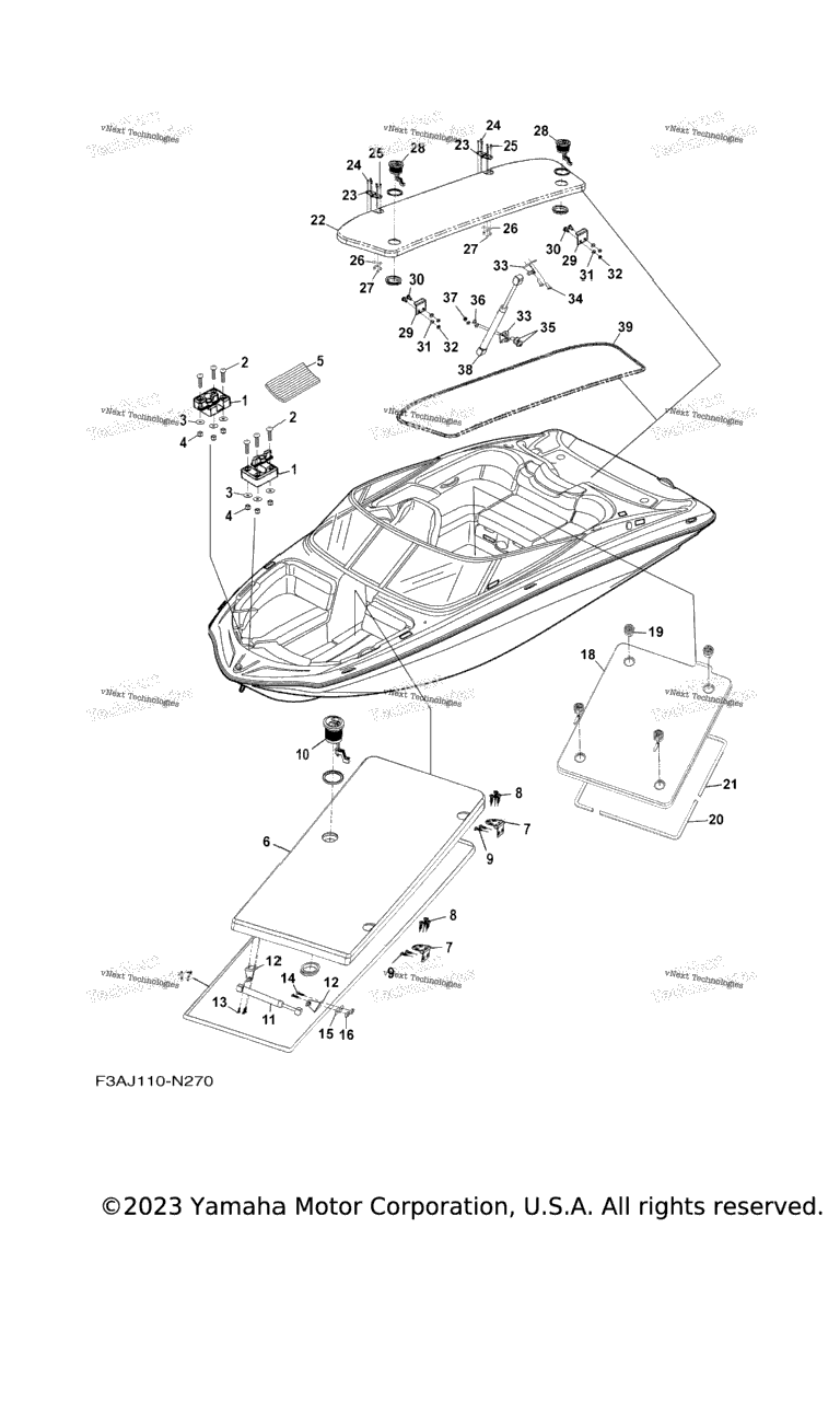 Схема узла Люки Палубы 1