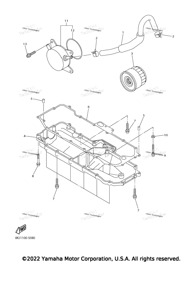 Схема узла Масляный Фильтр