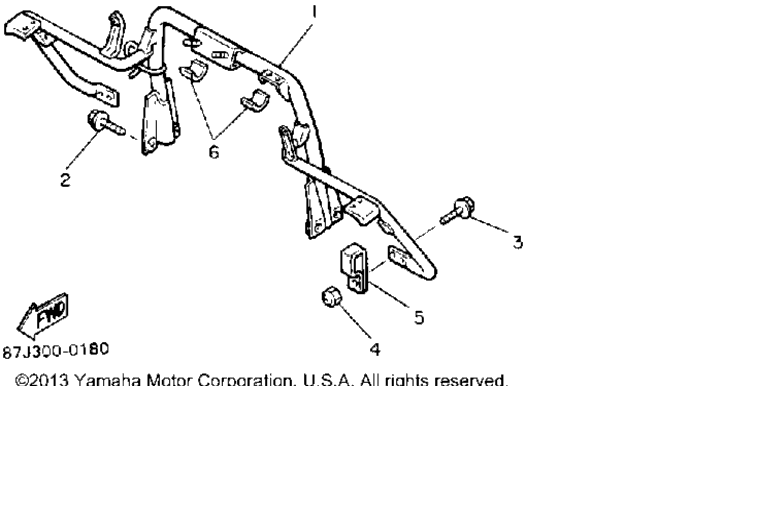 Схема узла Рулевые Ворота