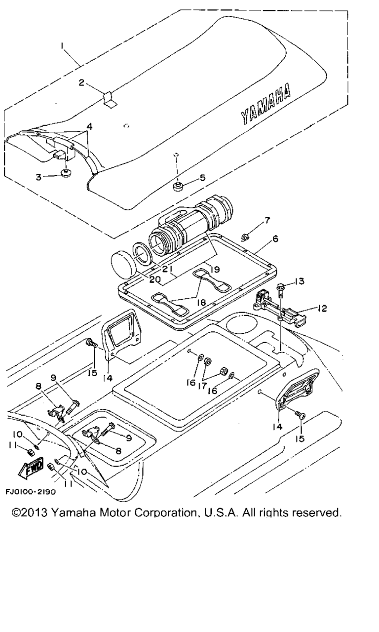 Схема узла Сиденья