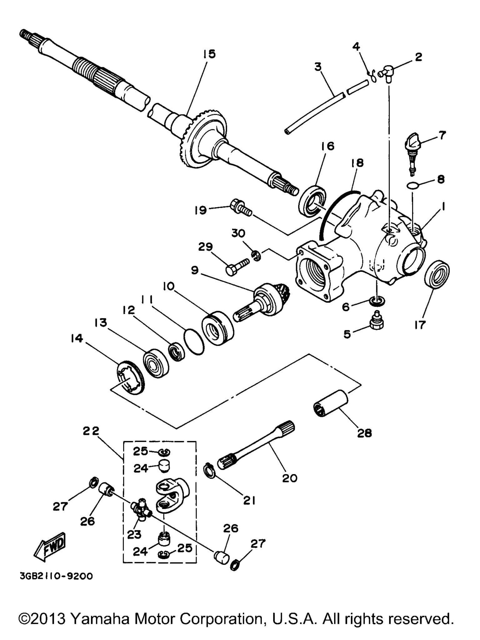 Схема узла Вал Привода