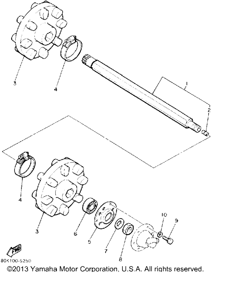 Схема узла Привод Гусеницы 1