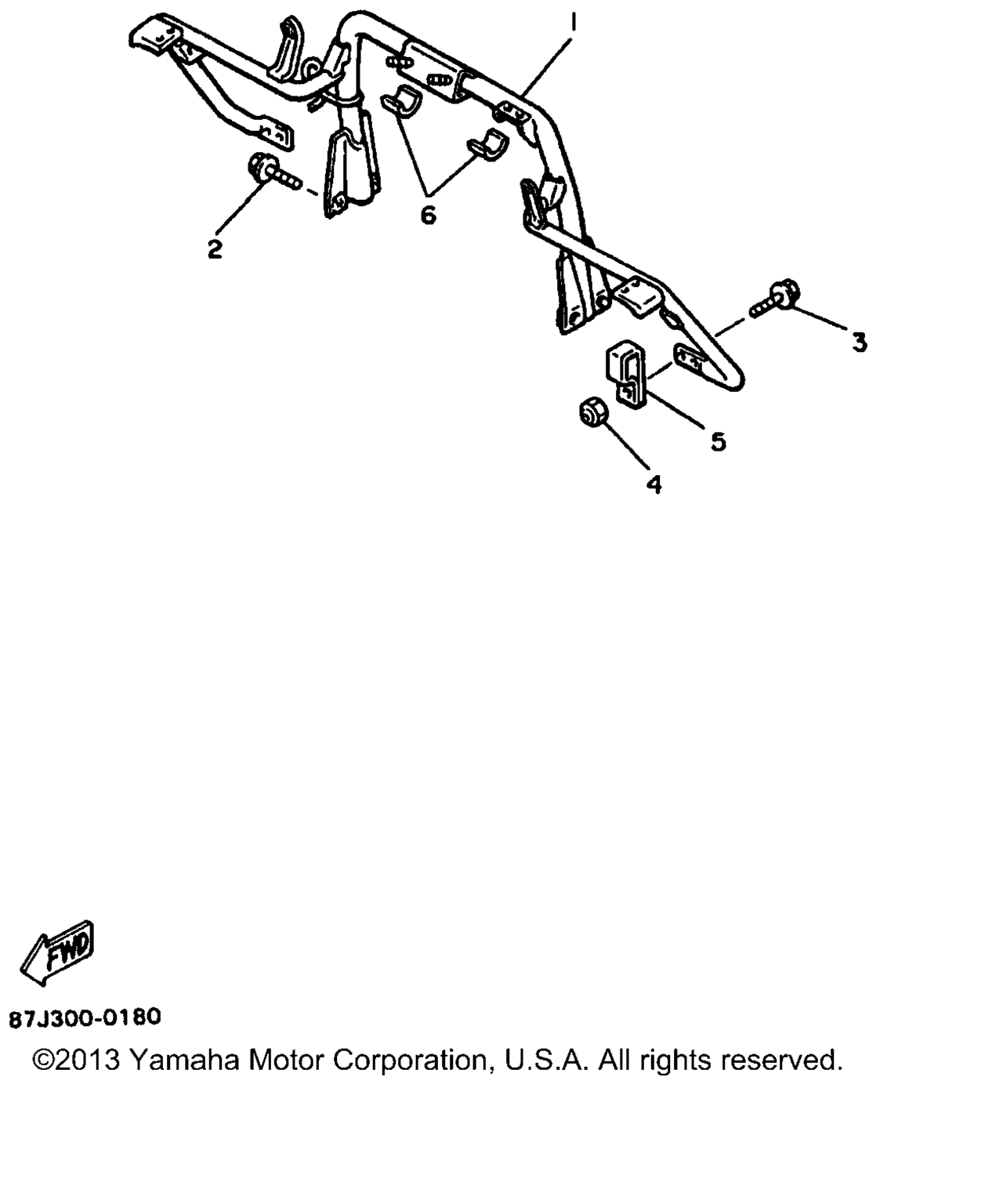 Схема узла Рулевые Ворота