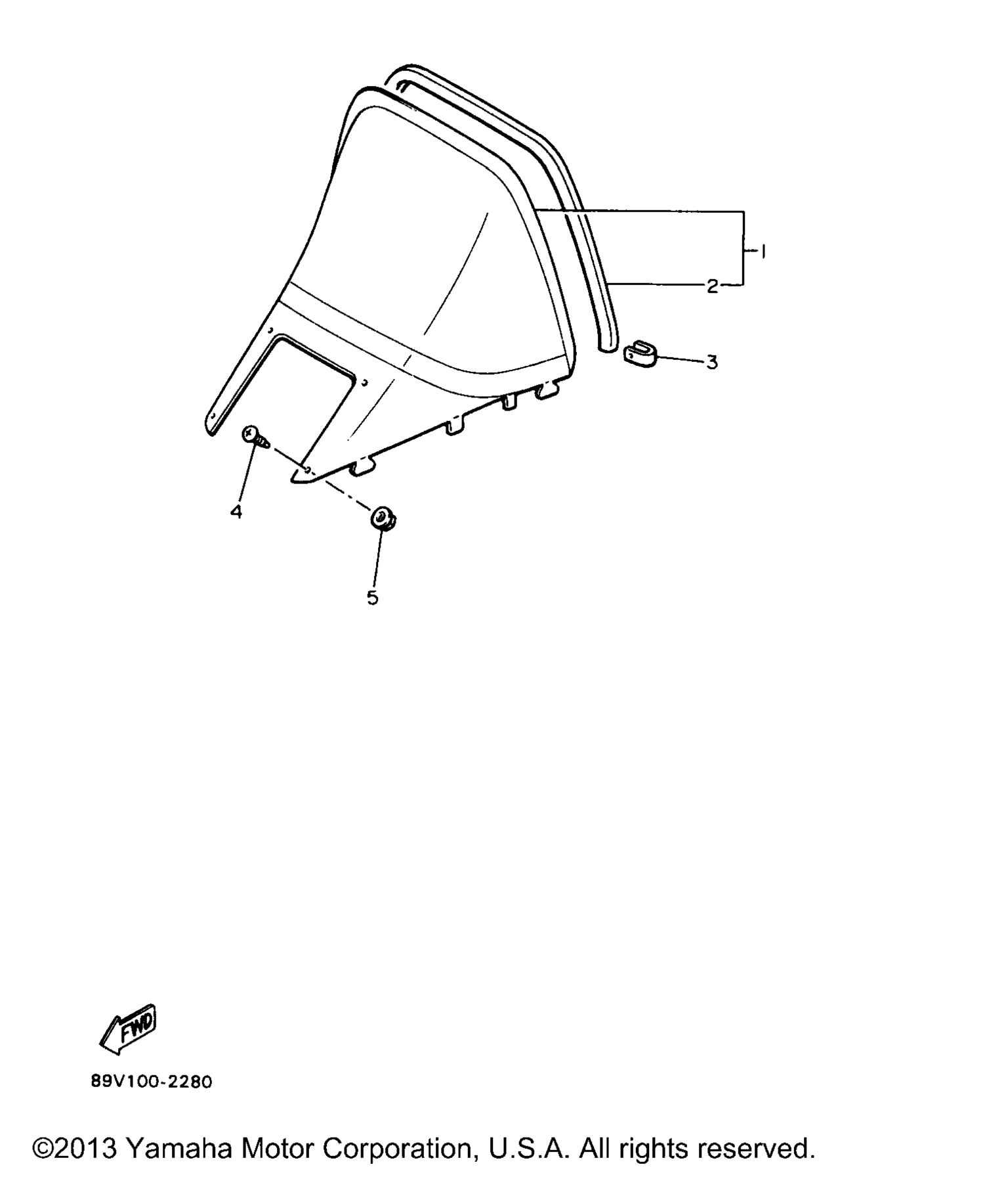 Схема узла Стекло Ветровое