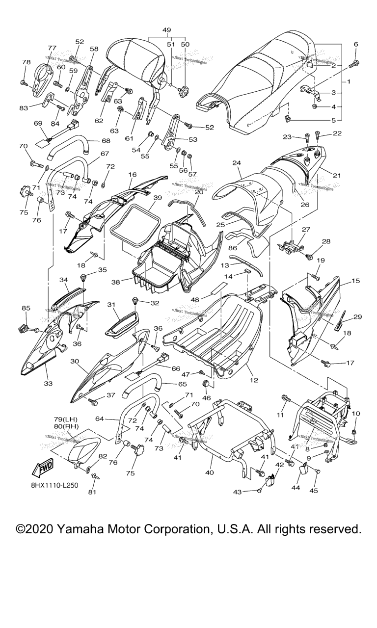 Схема узла Сиденья