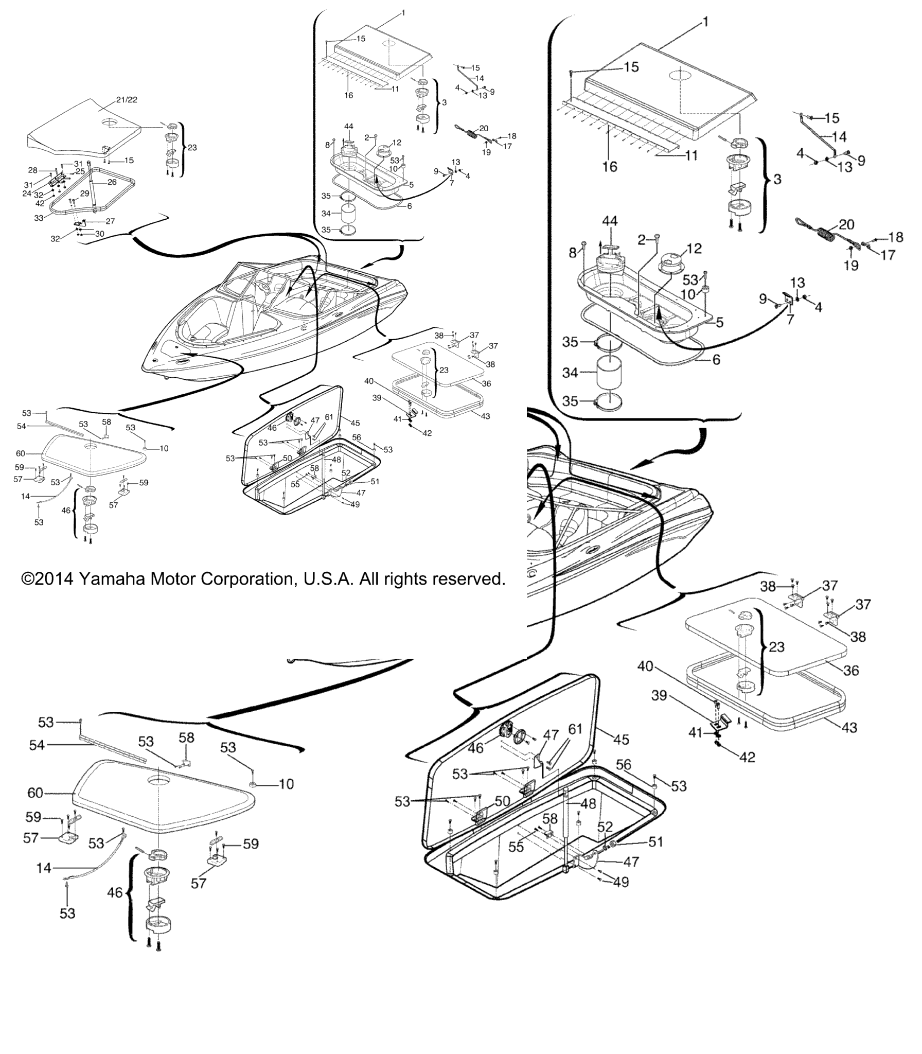 Схема узла Люк Палубы 2