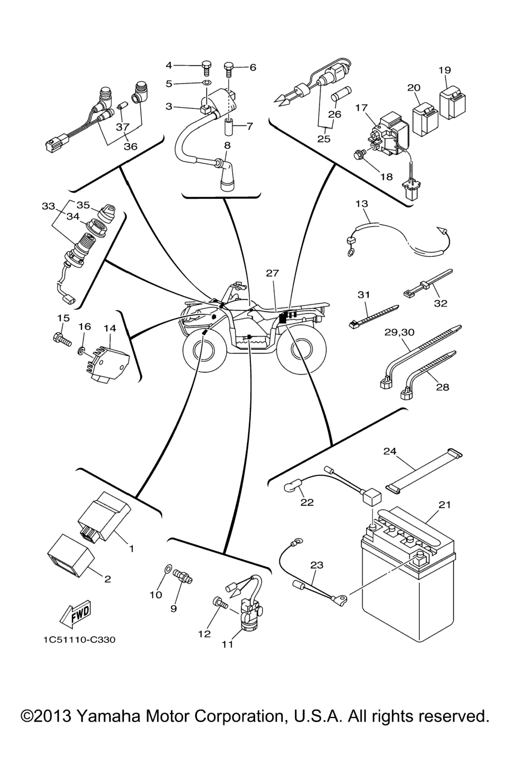 Схема узла Электрика 1