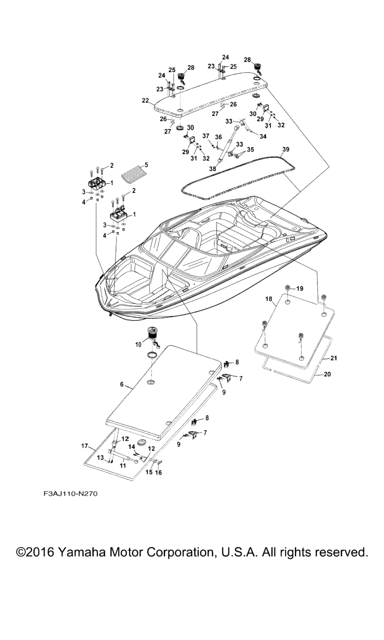 Схема узла Люки Палубы 1