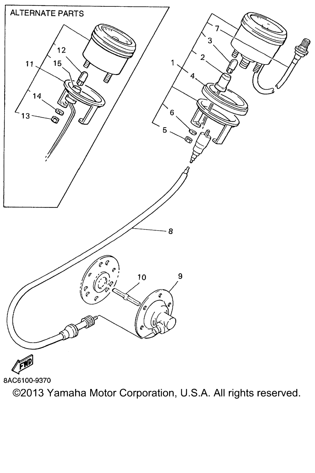 Схема узла Метр