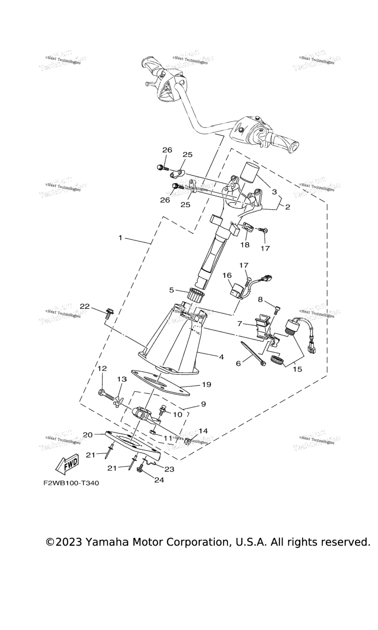 Схема узла Рулевое Управление 2