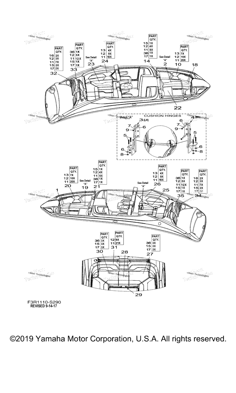 Схема узла Сиденье
