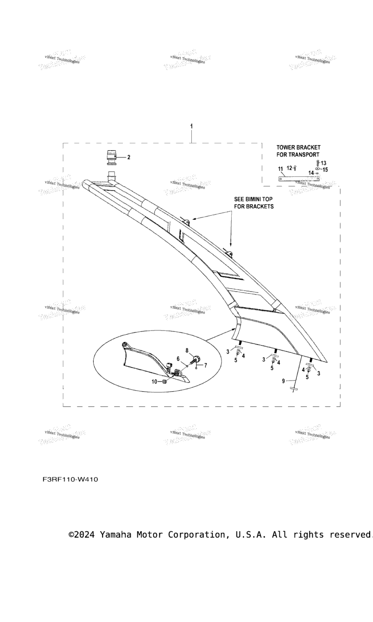Схема узла Винтовая Башня Для Вейкбординга