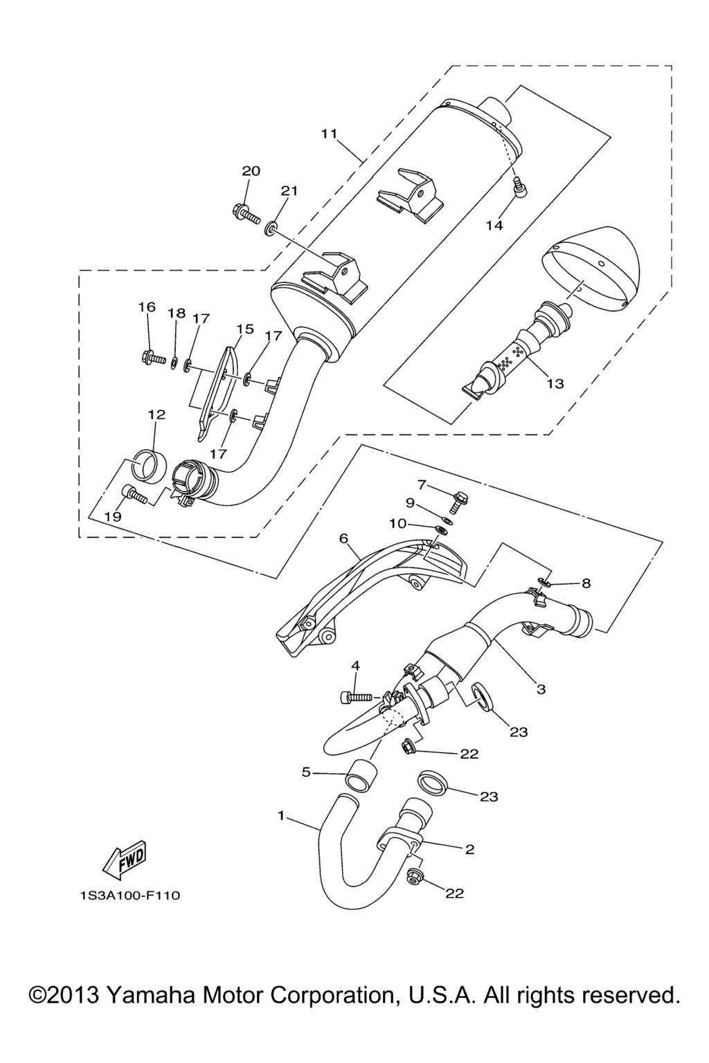 Схема узла Выхлопные Системы